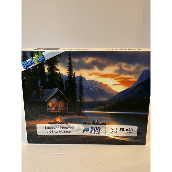 Blueforest Other - 500-Piece Jigsaw Puzzle Lakeside Heaven by Blueforest Complete